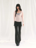 Pink Layered Top Set