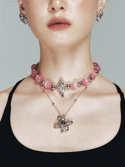 Seashell Star Pendant Necklace