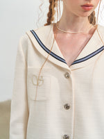 Nautical Embroidery Tweed Jacket