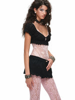 Jacquard Bubble Skirt & Leggings Set