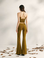 Lazy Weekend Beaded Tank Top & Yoga Pants Set