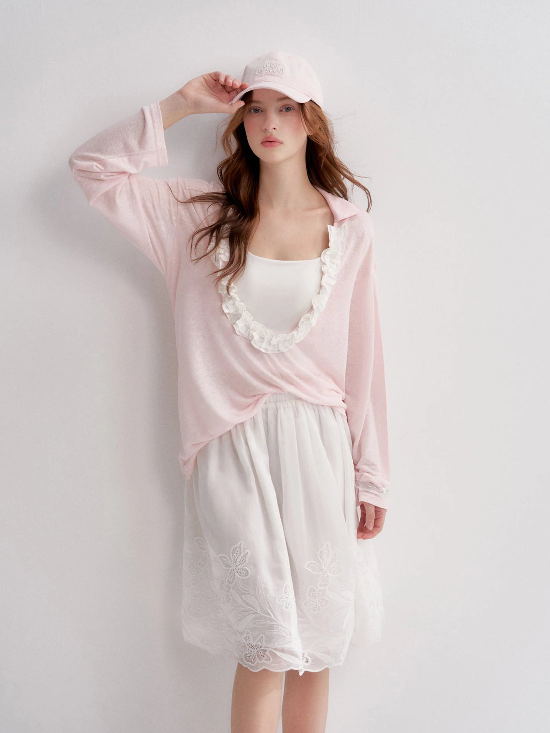 Ruffle Cloud Tee Set