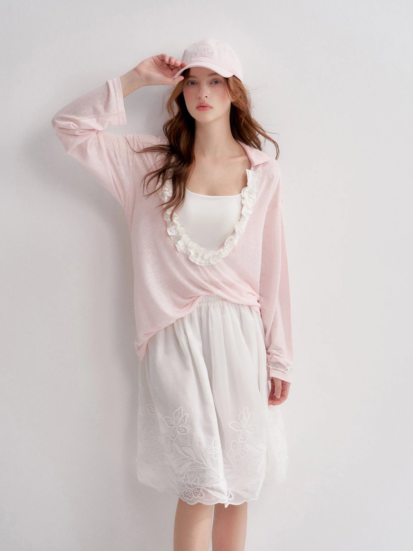 Ruffle Cloud Tee Set