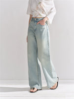 Rhinestone Star Wide-Leg Jeans