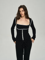 Soft Thermal Velvet Three-Piece Lounge Set