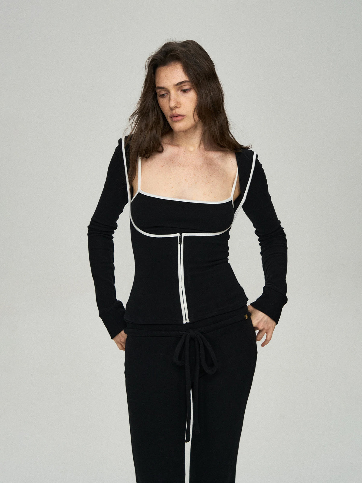 Soft Thermal Velvet Three-Piece Lounge Set