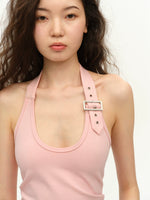 Adjustable Strap Cotton Knit Camisole