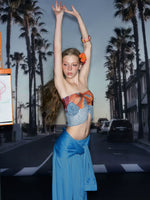 Summer Island Lace Tube Top