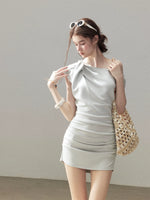 Twist Off Shoulder Dress