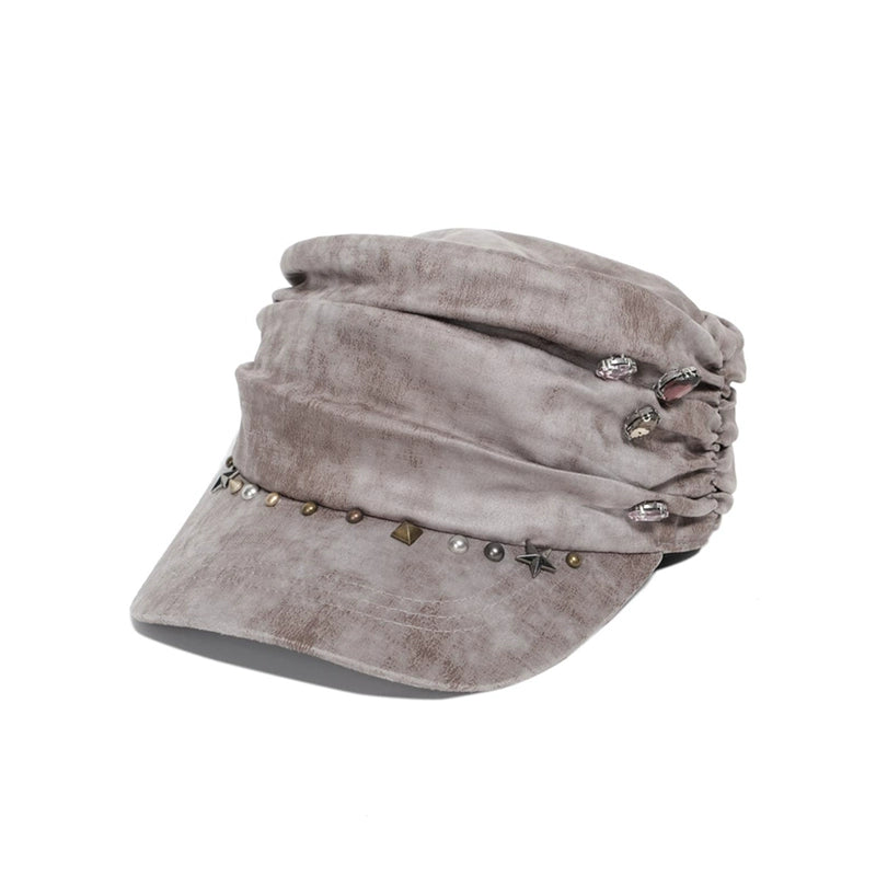 Rhinestone Two-Tone Cap