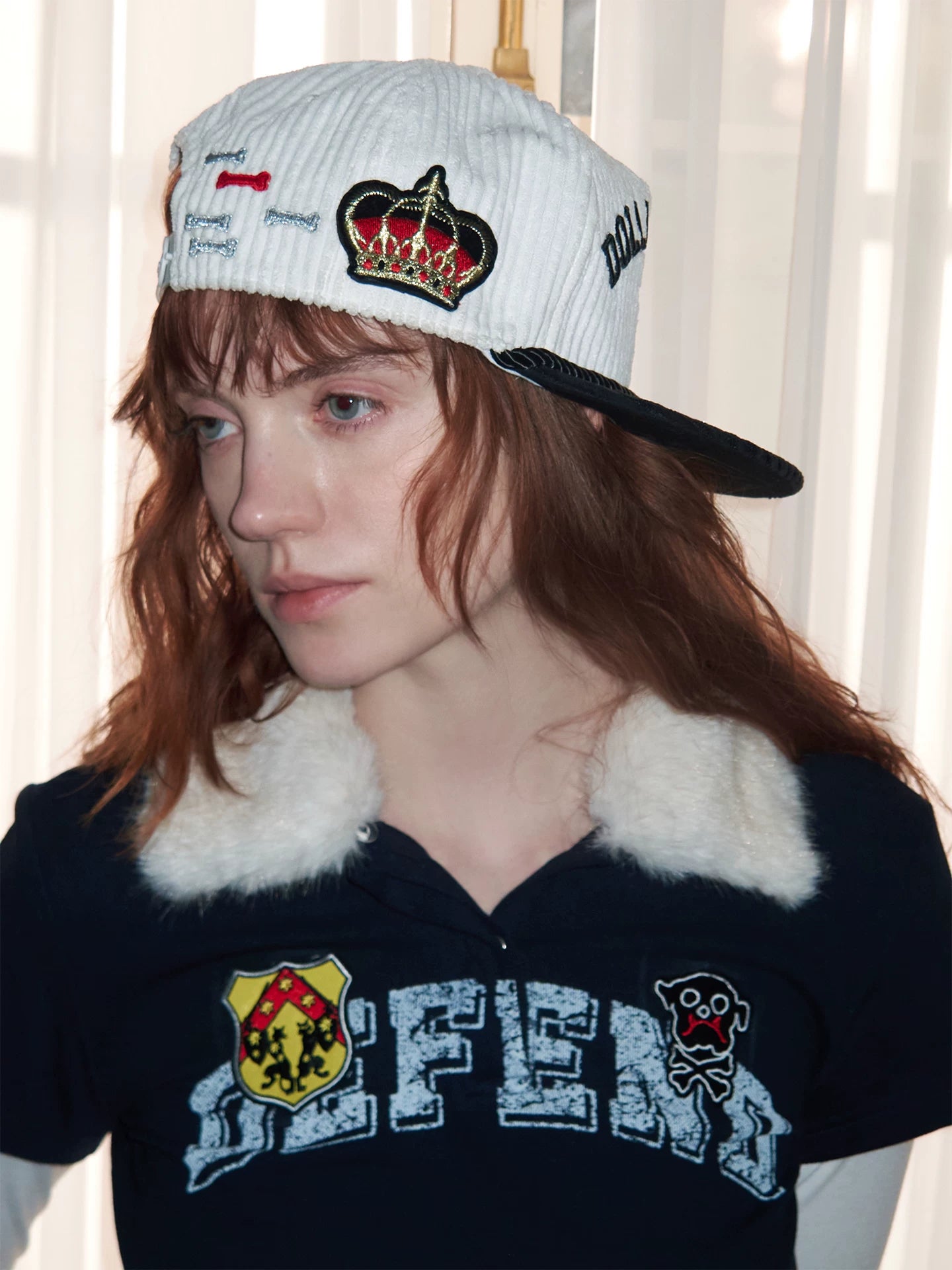 Corduroy Embroidered Baseball Cap