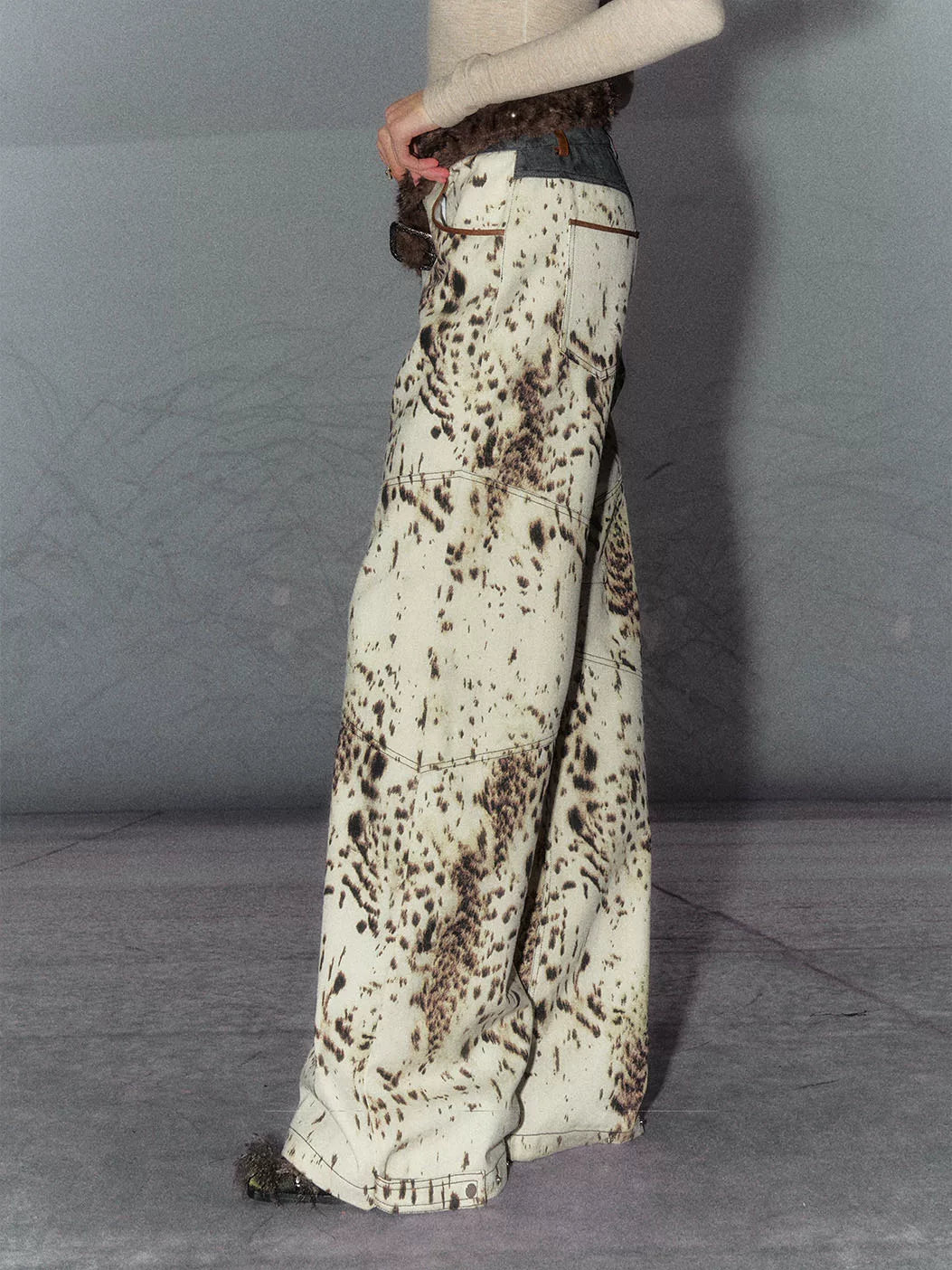 Leopard Print Cocoon Pants