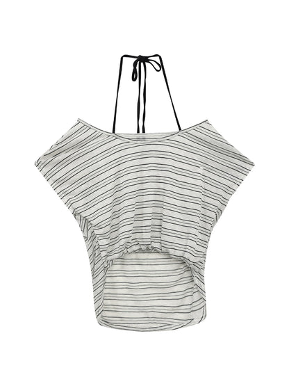 Striped Off Shoulder Top