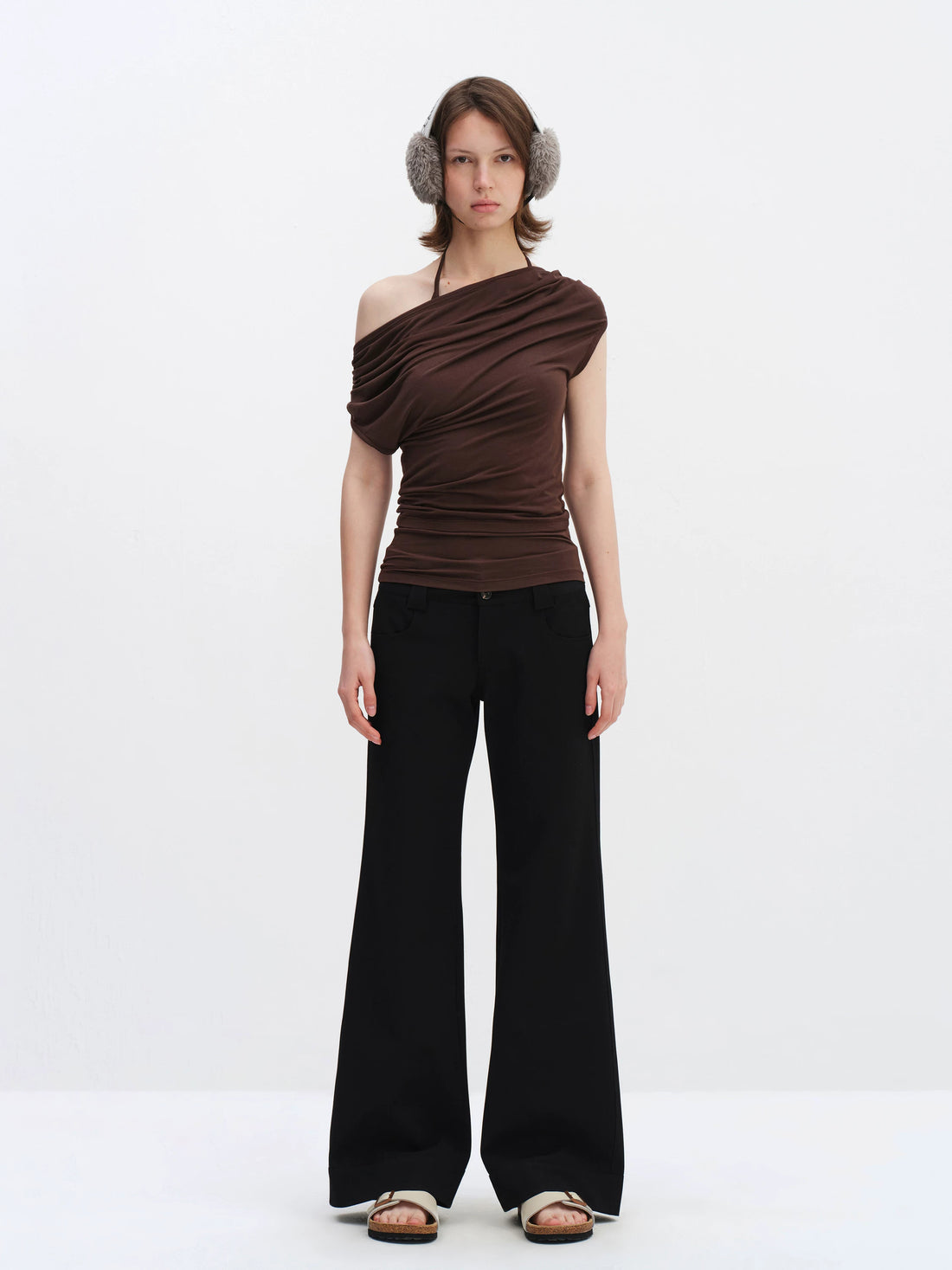 Low Waist Wide-leg Pants