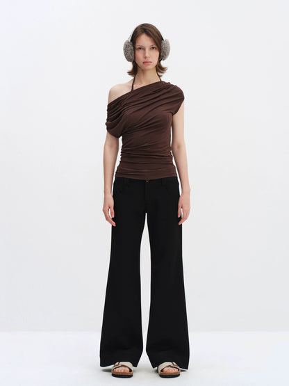 Low Waist Wide-leg Pants