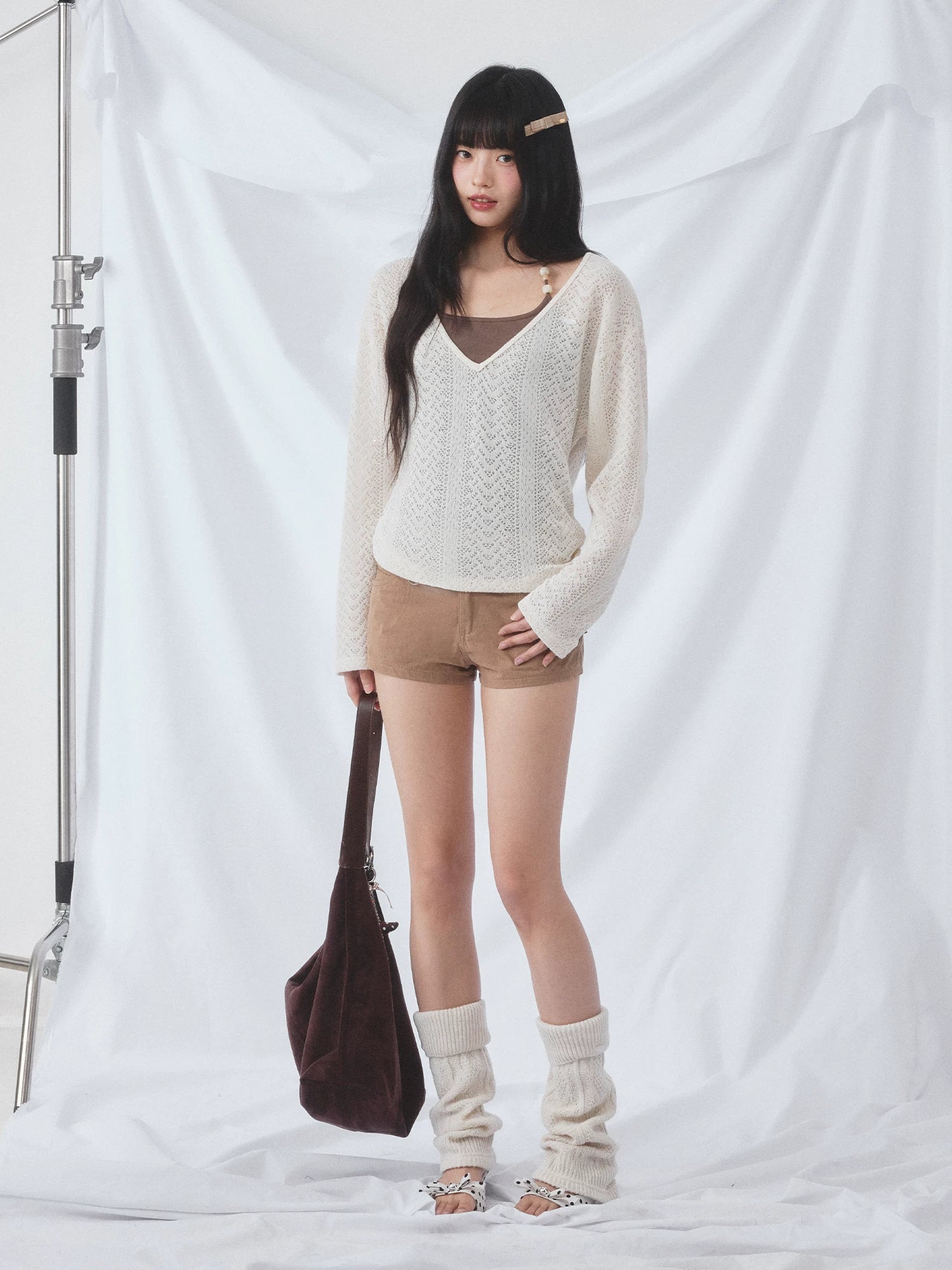 Beaded Cami Knit Set