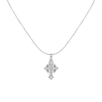 Full Diamond Retro Cross Choker