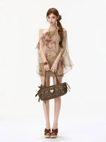 Paisley One-Shoulder Top