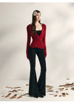 Autumn Tea Modal Knit Blouse