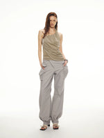 Washed Utility Balloon Pants