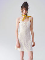 Jacquard Texture Slip Dress