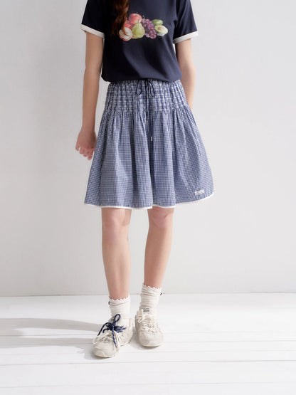 Plaid A-Line Skirt