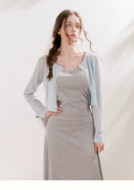 Lace Trim Knit Cardigan