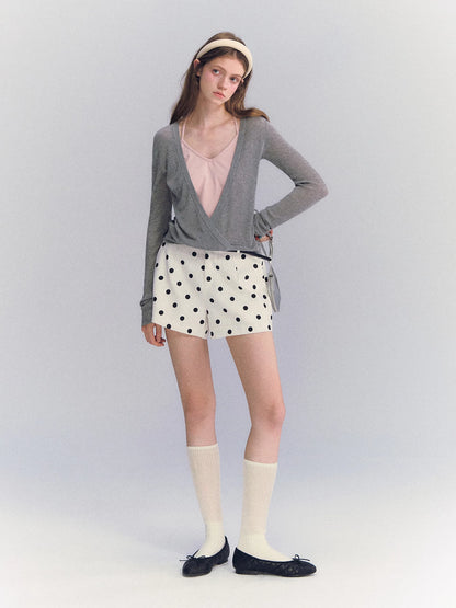 Layered Halter Knit Top