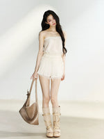 Lace Tube Top Set