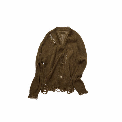 Mohair Star Cutout Cardigan