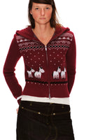 Merino Horse Knit Hoodie