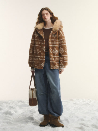 Fair Isle Fleece Jacket
