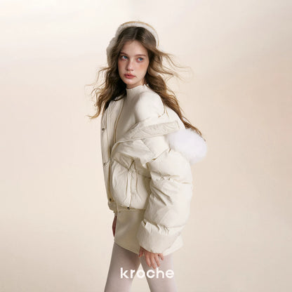 Detachable Fur Down Jacket