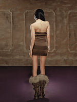 Halterneck Tie Strap Dress