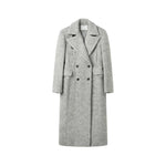 Gray Classic Statue Wool Coat