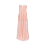 Thea Strapless Mesh Backless Dress