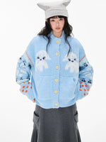 Fair Isle Sheep Knit Cardigan