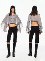 Chiffon Cape Jacket