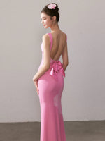 Floral Mesh Mermaid Maxi Dress