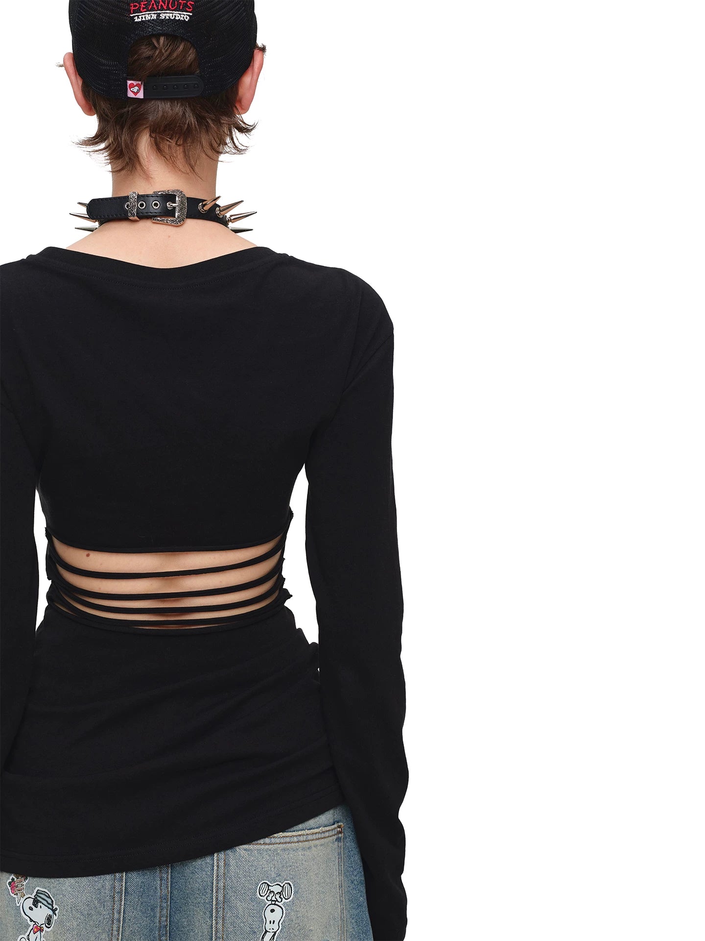 Comic Cutout T-Shirt Dress