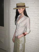 Cinched Lyocell-Blend Shirt