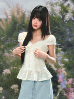Floral Puff Sleeve Blouse