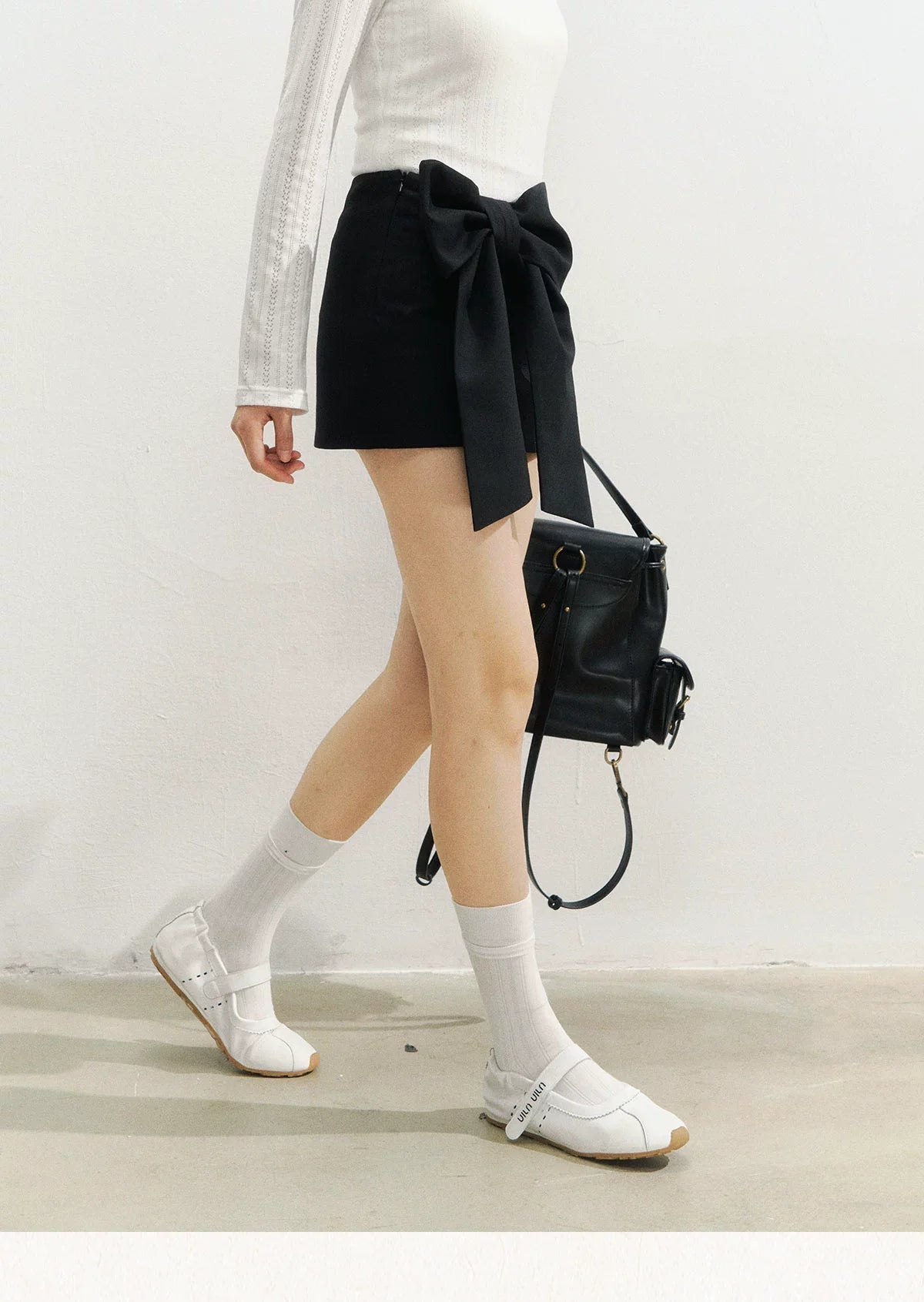 3D Bow Mini Skirt