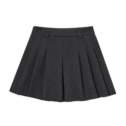 Vintage Wool Pleated Skirt