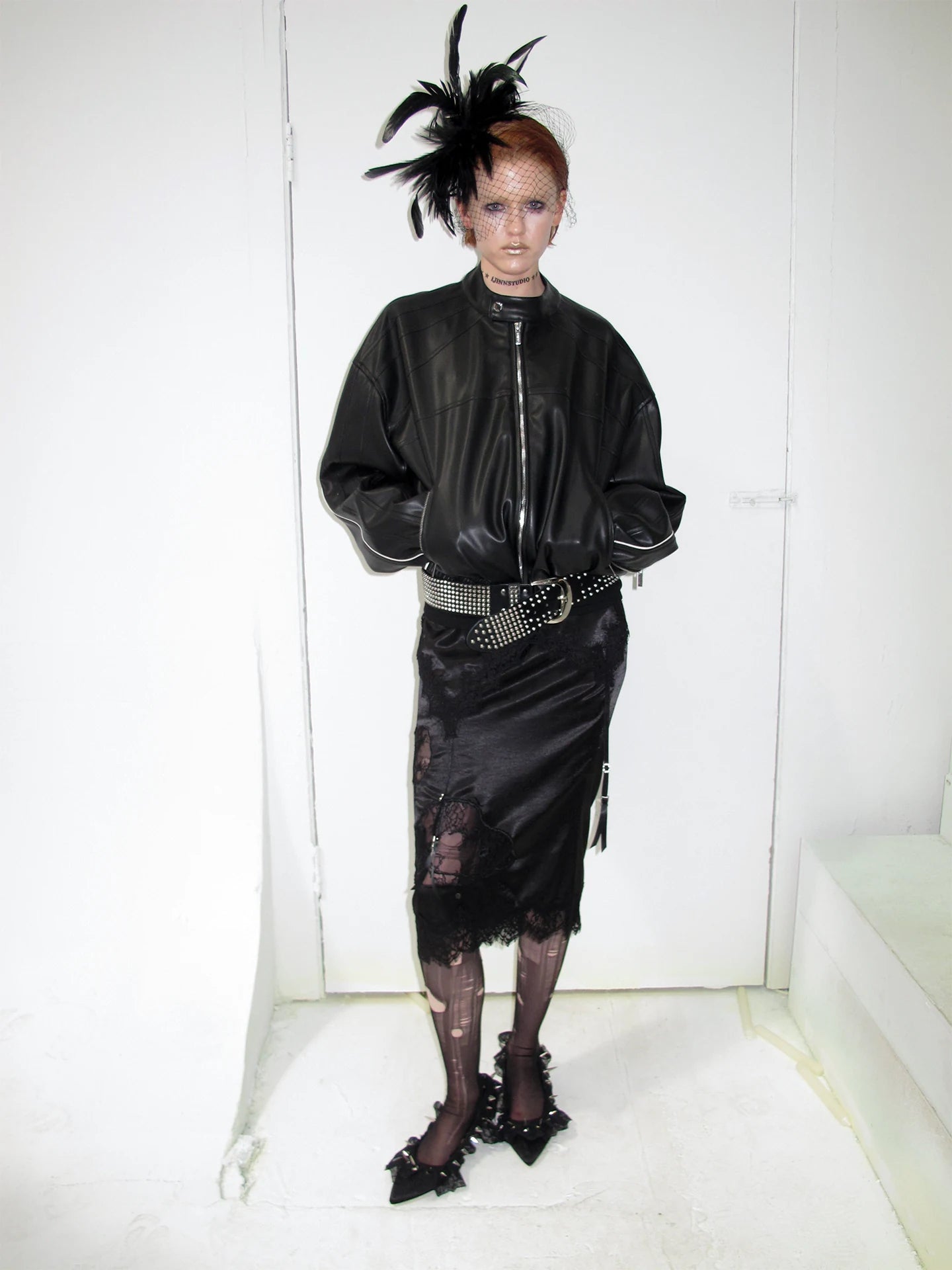 Oversized PU Moto Jacket