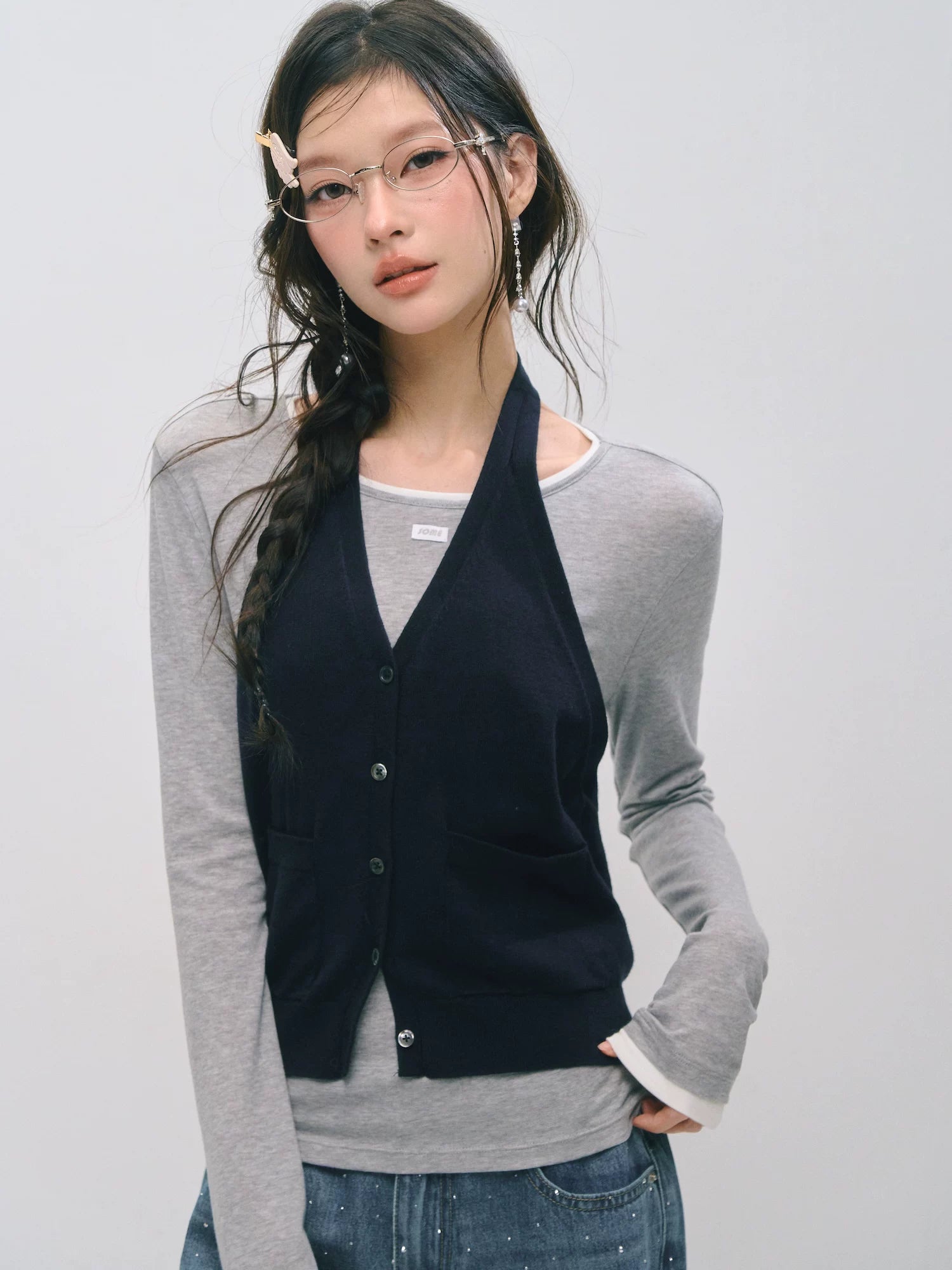 Halter Layered Tee Set