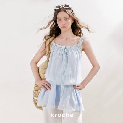 Ruffled Camisole Dress