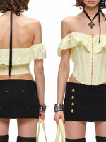 Rose Jacquard Bustier