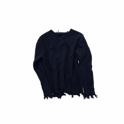 Cable Wool Brushed Sweater