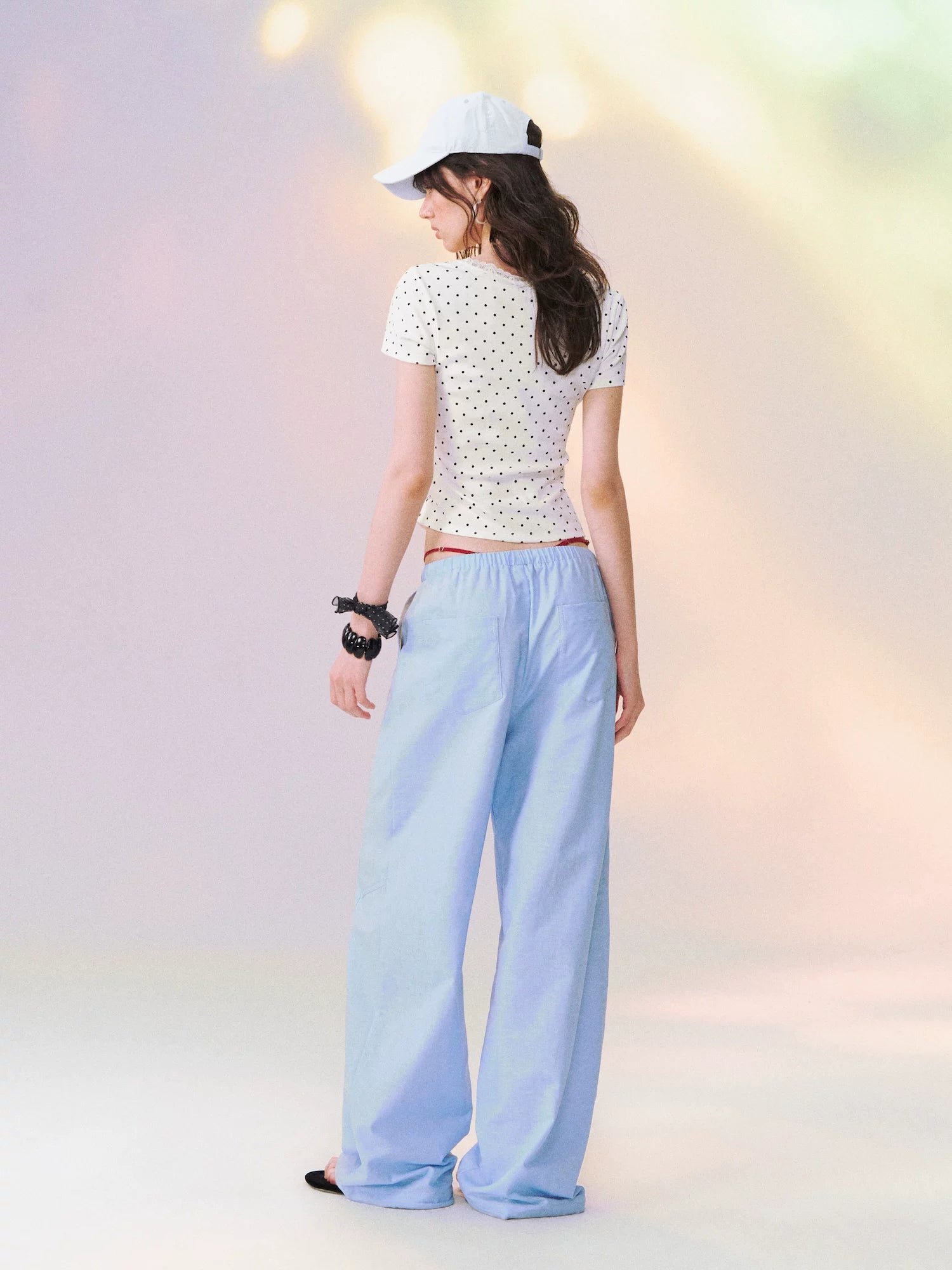 Square Neck Lace Tee